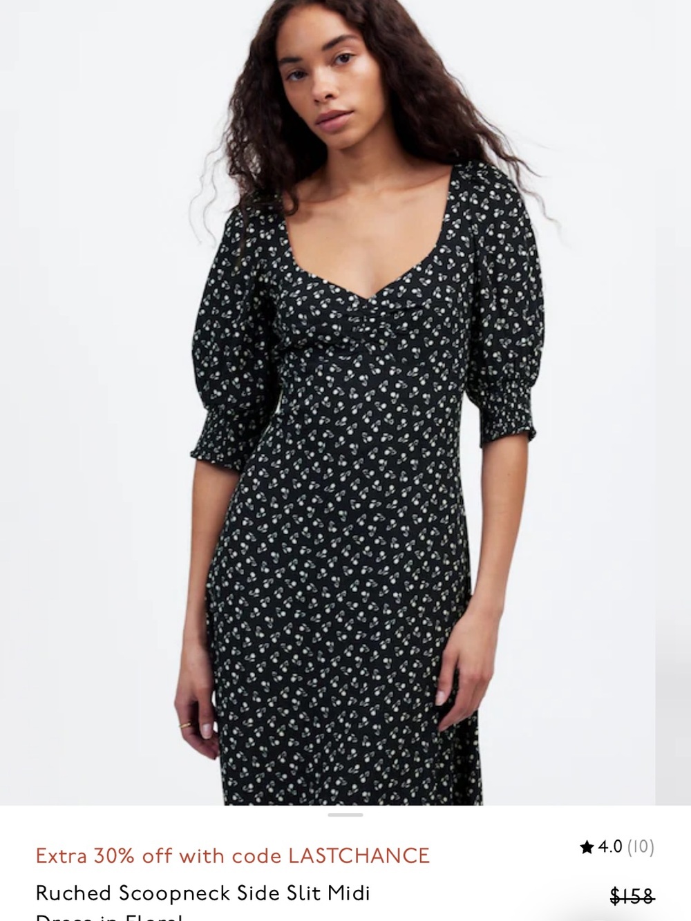 Madewell Floral midi dress 6